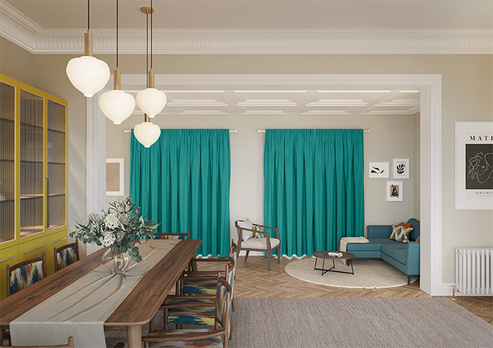 Kyoto Faux Silk, Orient - Made to Measure Curtains - Image 15